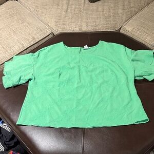 Liz Claiborne Green Blouse